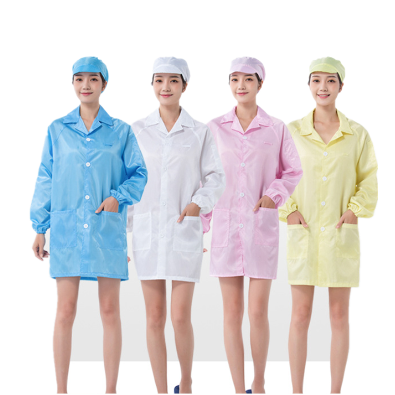 ESD polyester smock